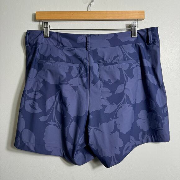 NWT SPANX Sunshine Short 6" Floret Navy - Picture 3 of 7